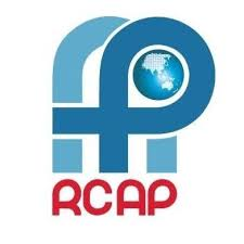 RoboCup Asia-Pacific logo with stylized “R” and “P” letters and a globe inside the “P.”