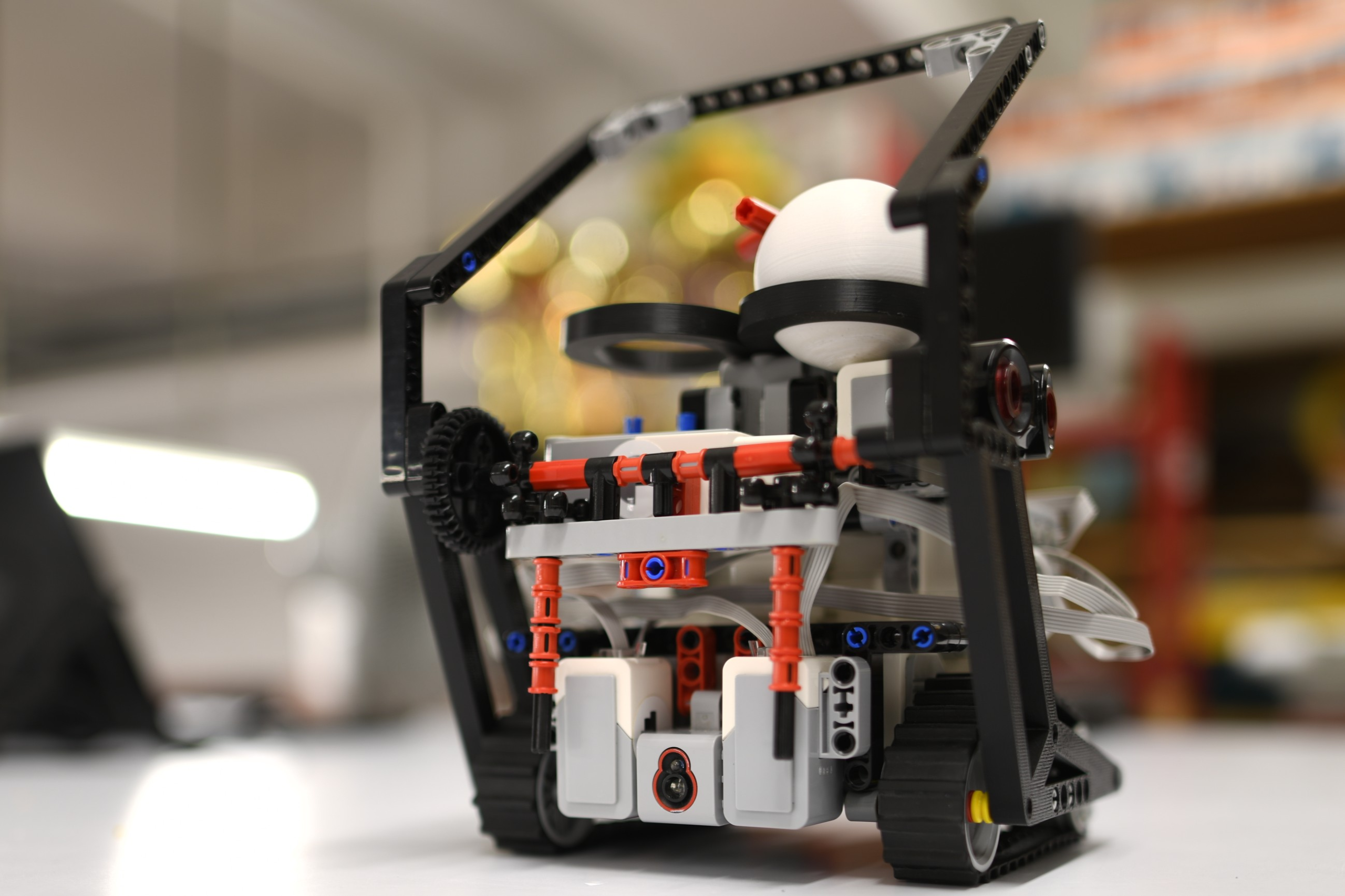CORE Antimatter EV3 robot with Fusion-designed parts at RoboCup Singapore Open 2025