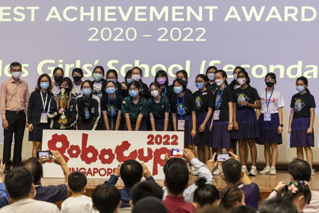RGS Robotics Club wins Best Achievement Award and RCJ Soccer Lightweight at RoboCup Singapore Open 2022