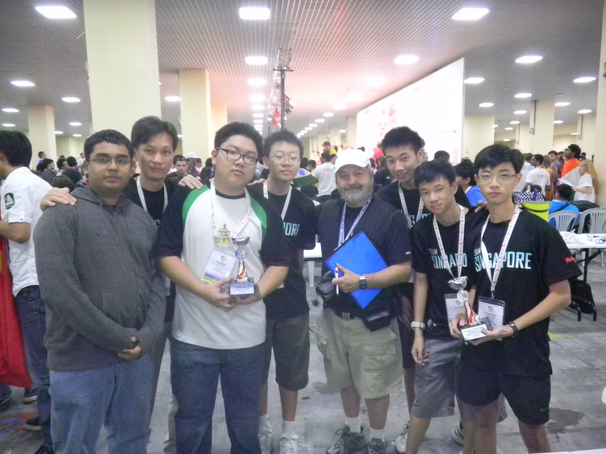 Team Raffles at RoboCup Istanbul 2011 representing Singapore